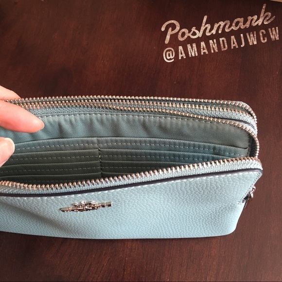 Coach Handbags - Coach Large Double Zip Wallet - NWT!